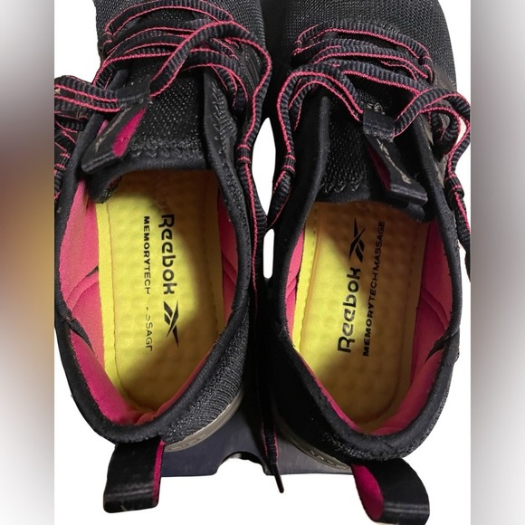 Reebok Astroride RB308 Steel Toe Shoes Sneaker 7W Women Navy Purple - Picture 6 of 15